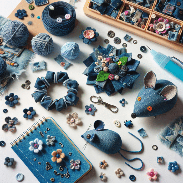 creative uses for small denim scraps in crafting