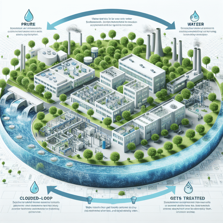 understanding the closed-loop system for water treatment in sustainable denim factories.
