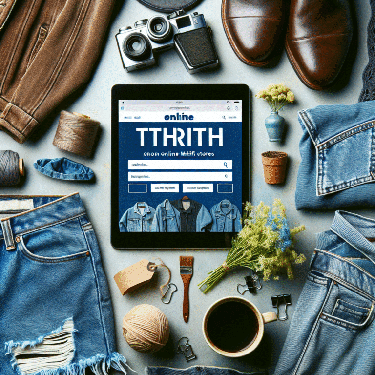 Exploring Ethical Online Thrift Stores for Denim Shopping