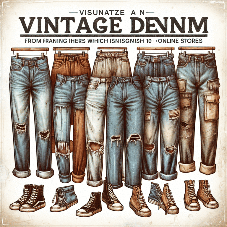 Top 10 Online Stores for Affordable Vintage Denim