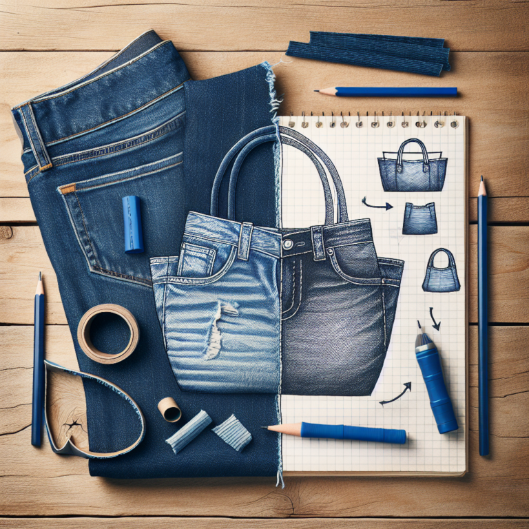 the ultimate guide to making a denim handbag from old jeans