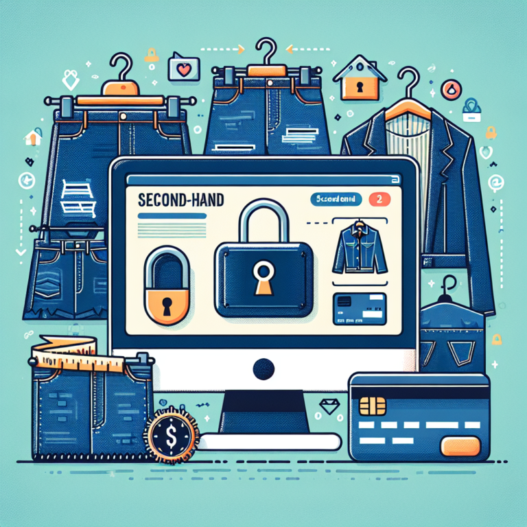 how to navigate online second-hand denim shopping safely