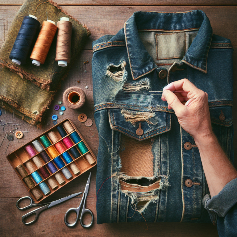 Guide to Repairing Ripped Pockets and Lining in Old Denim Jackets