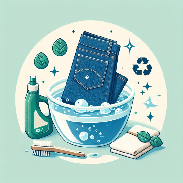 Simple Hand-Washing Routine for Expensive or Delicate Sustainable Denim