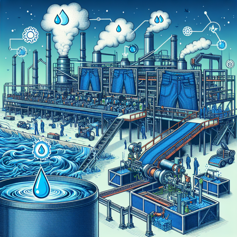 innovative strategies to mitigate water use in denim manufacturing