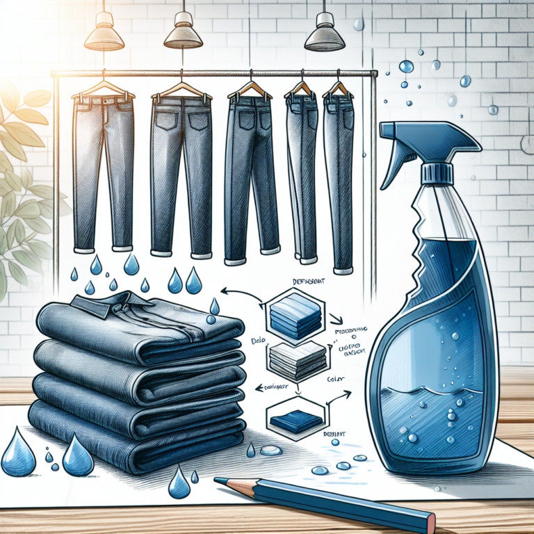 air-dry techniques for denim: preserving shape and color