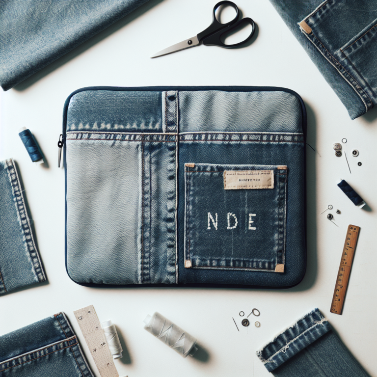 Sustainable Fashion: Crafting Laptop Sleeves From Upcycled Denim