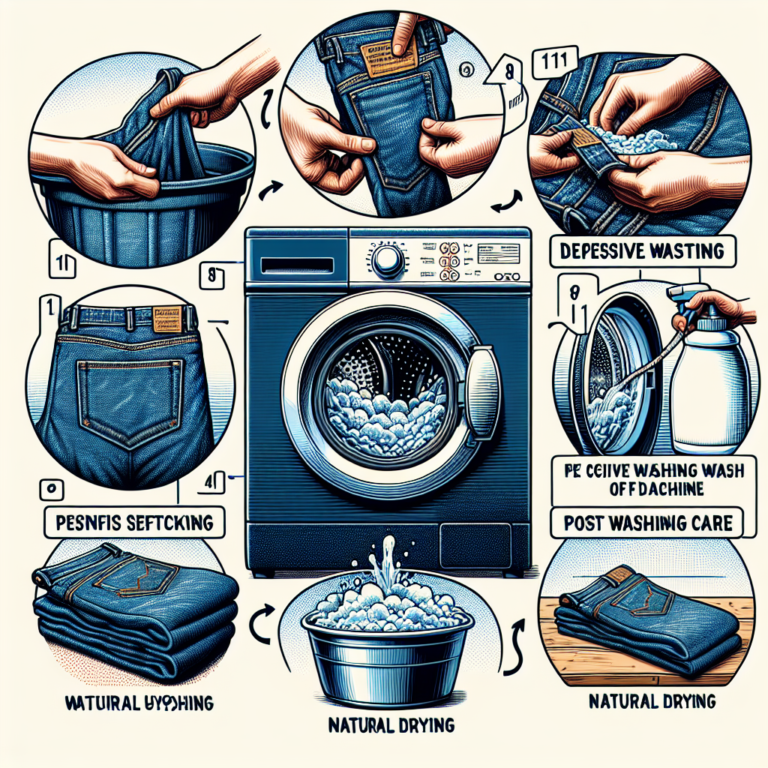 Guide to Machine Washing Denim Without Causing Excessive Fading or Stretching