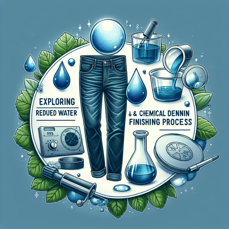 exploring reduced water and chemical solutions in denim finishing processes