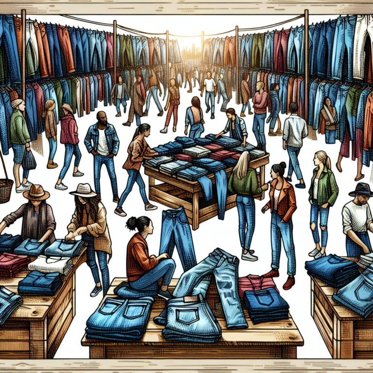 community-driven platforms for second-hand denim shopping